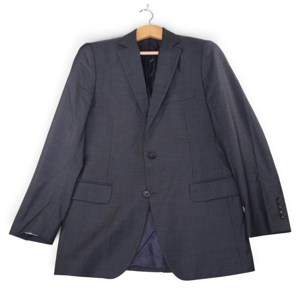 Brooks Brothers 1818 Fitzgerad Vitale Barberis Canonico Men's 38R Gray Blazer